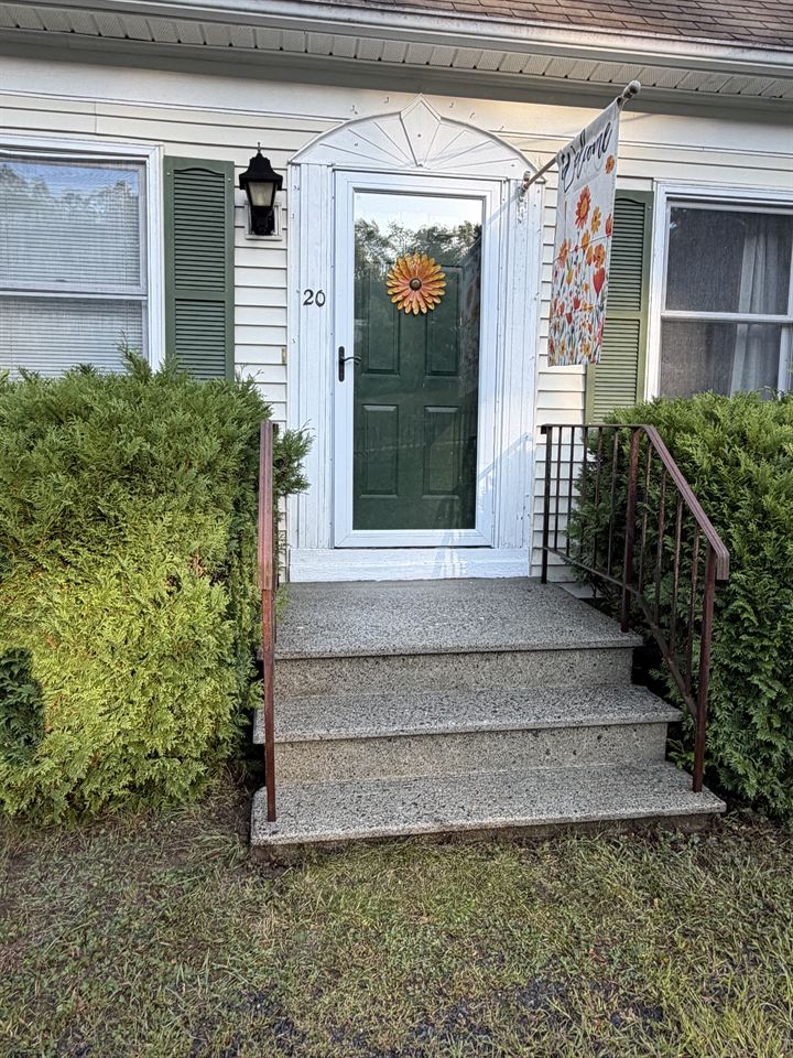 Front entry steps after washing
